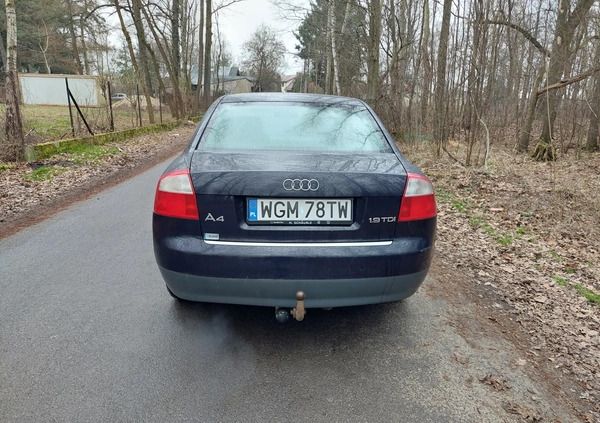 Audi A4 cena 5900 przebieg: 415000, rok produkcji 2003 z Łęczyca małe 46